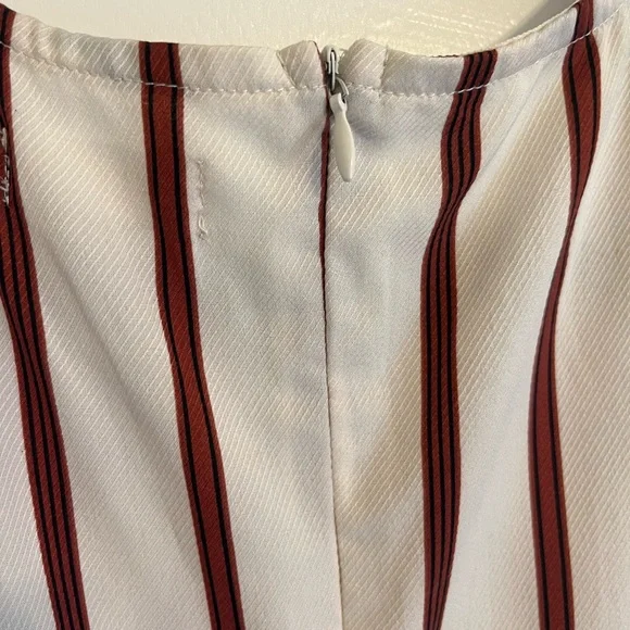 Roolee White and Red Geometric Dress - Picture 6 of 8